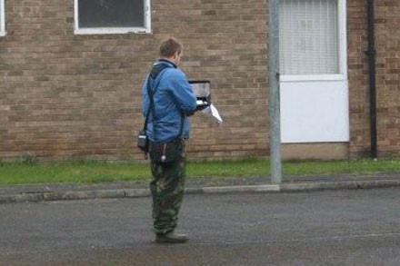 An extended phase 1 habitat survey being undertaken